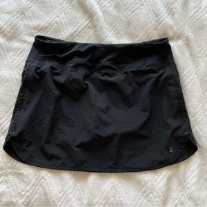 Black athletic skort skirt